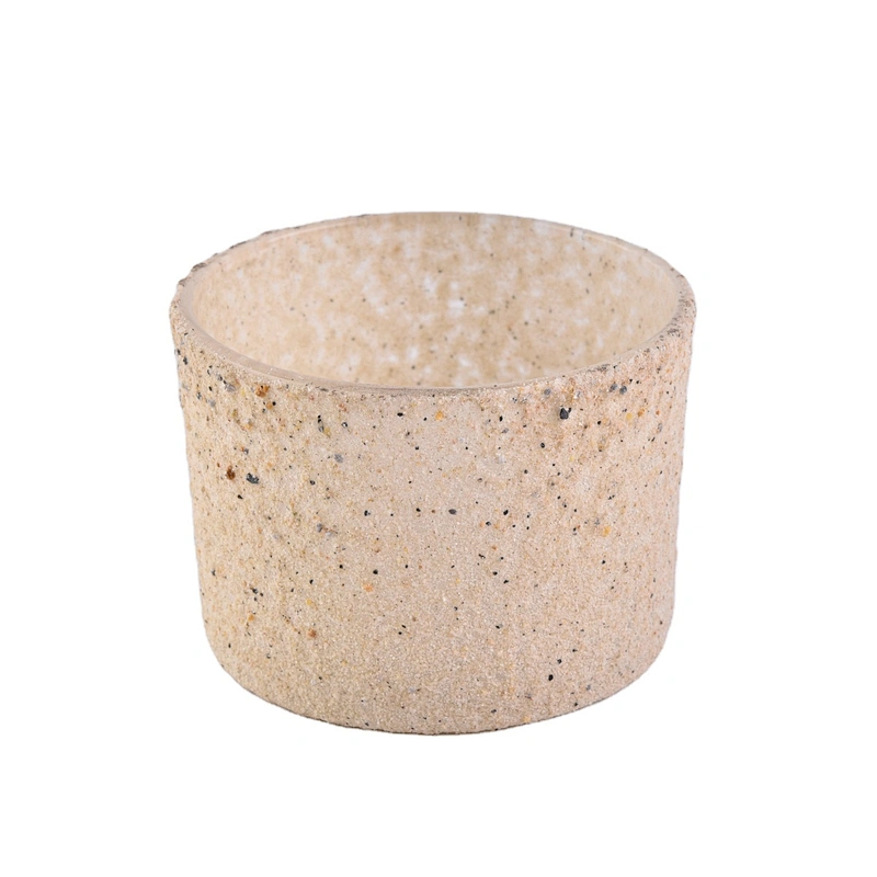 Wholesales Home decor custom decorative empty concrete candle container