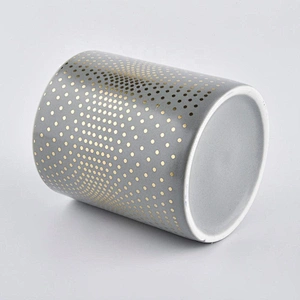 Luxury Cylinder Ceramic Jar Candle 10oz Wholesale