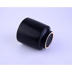 Sunny new design black frosted Ceramic Candle jars wholesales