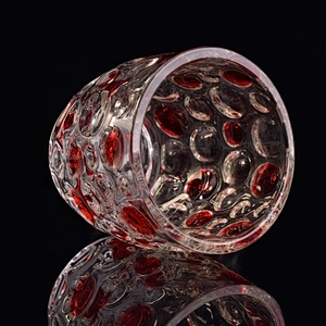 6oz 8oz 10oz Wholesales decorative bubble tealight glass candle jar