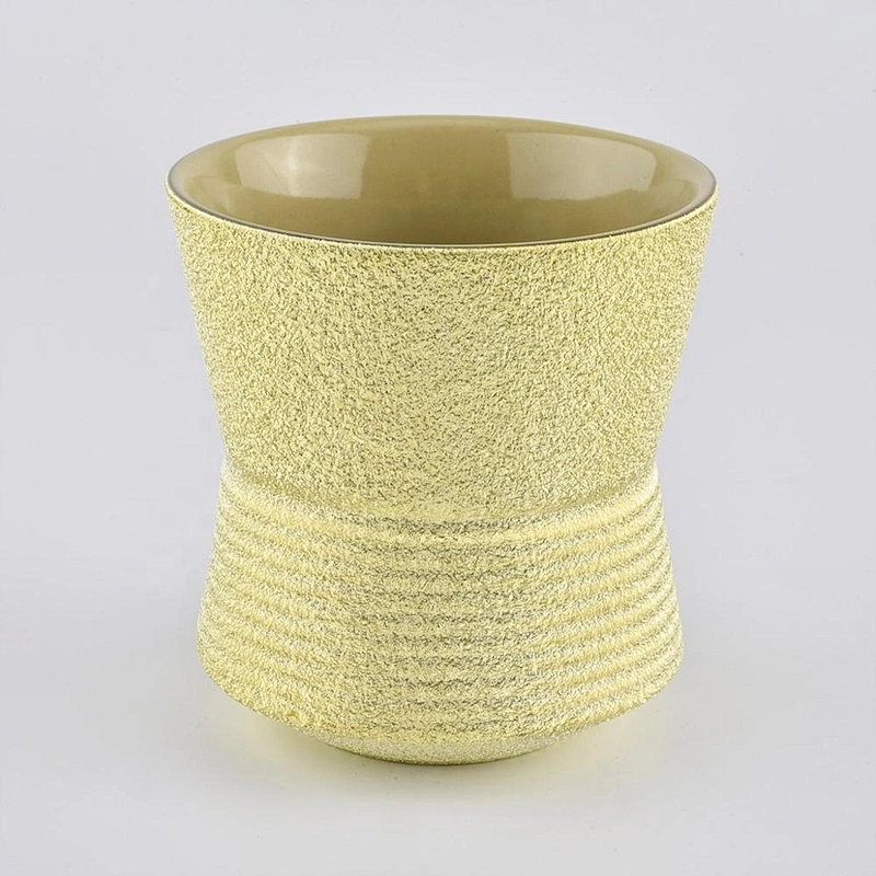 luxury ceramic chrome candle holders