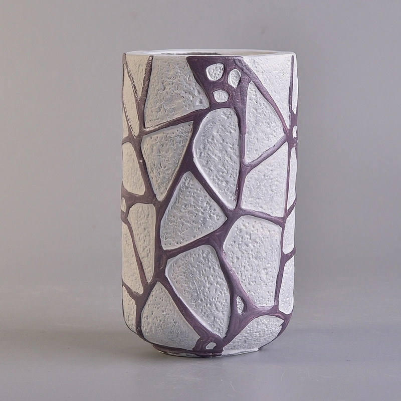 10oz Sunny custom empty votive concrete candle jars vessel
