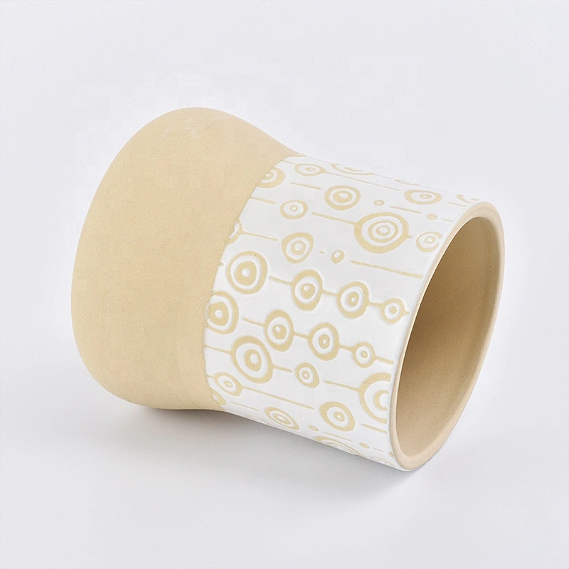 Custom glazed gold tealight candle wick holder