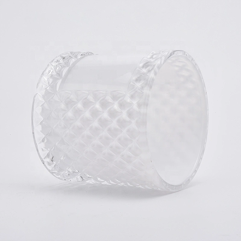 Unique Decorative colour Glass Candle Holder with lid