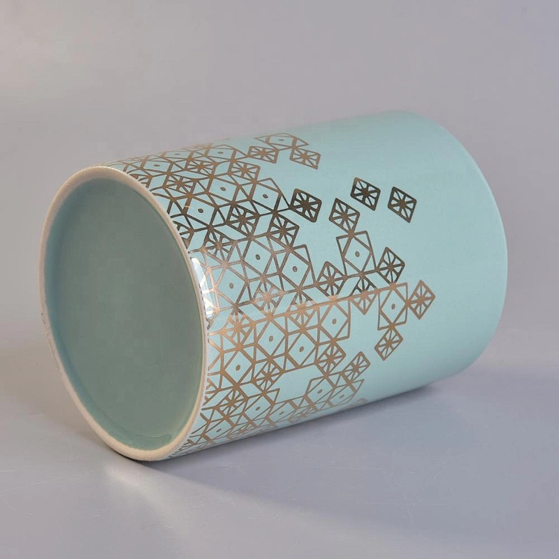 6oz 8oz 10oz Home decoration beautiful aroma scented candle ceramic holder