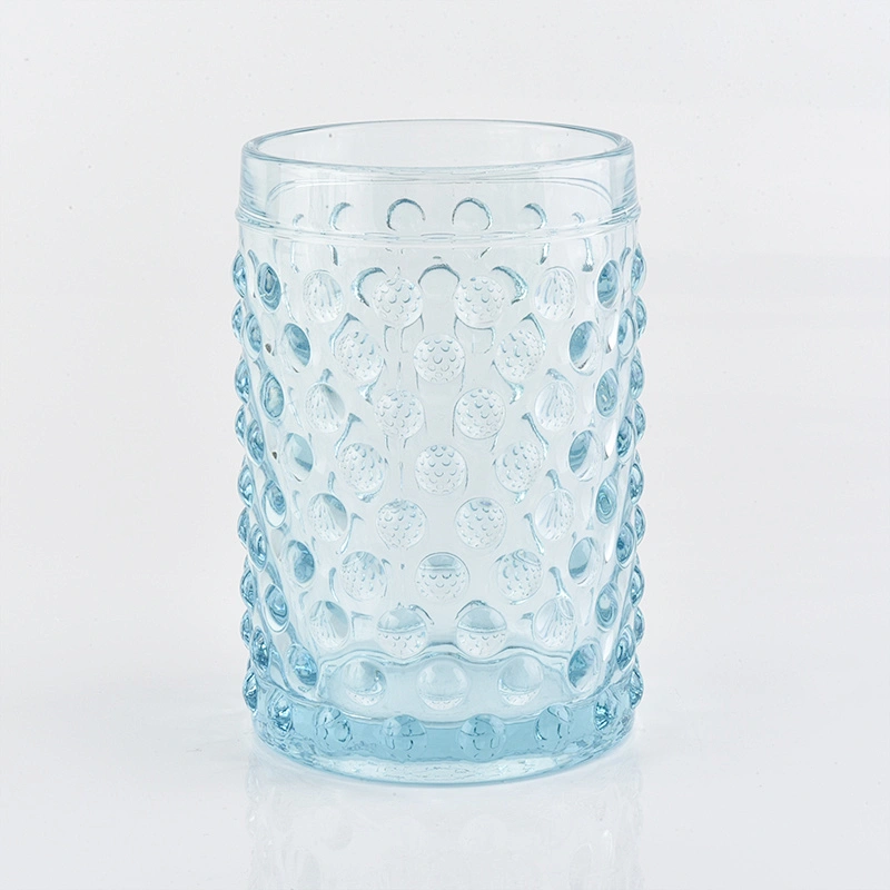400ml spray sky blue glass bath accessories sets glass cup for bathroom