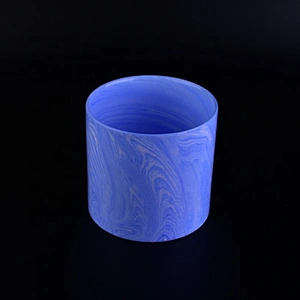Home decoration colorful candle ceramic holder 10oz 20oz