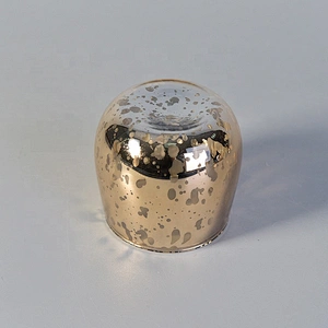 Party decoration mercury gold glass candle holder 150ml