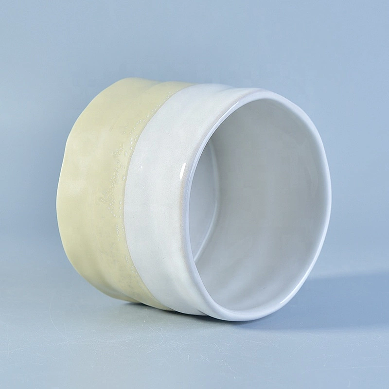 Custom empty candle jar ceramic wholesales