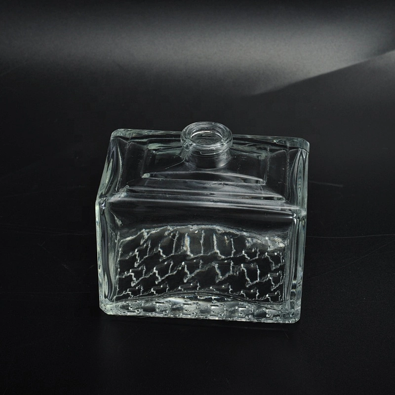 square fragrance crystal perfume bottle for car