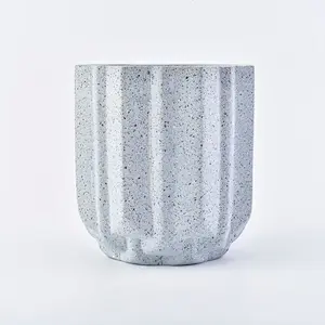 eco friendly 10oz concrete candle making empty jars containers