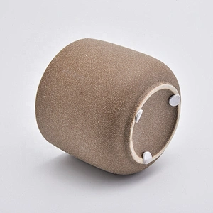 Amber matte votive ceramic candle holder home decoration