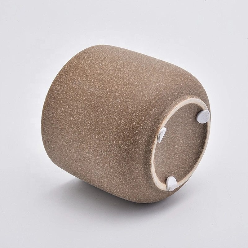 Amber matte votive ceramic candle holder home decoration