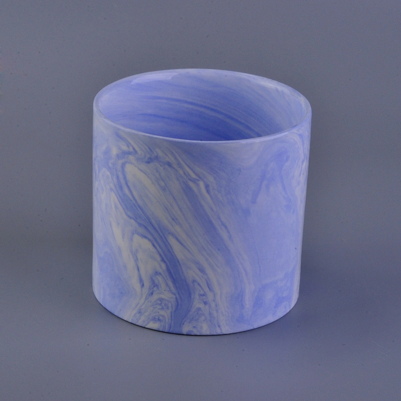 Sunny hot sales chinese blue ceramic candle holders wholesales