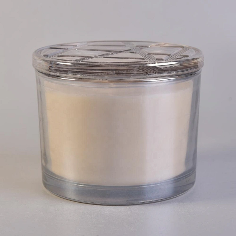 10oz 20oz Home decoration luxury candle glass holder with lids