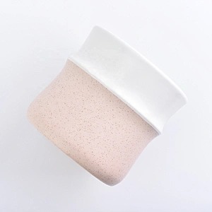Wholesales custom glazed color ceramic candle jars