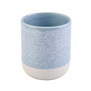 Sunny custom blue empty ceramic candle holders suppliers