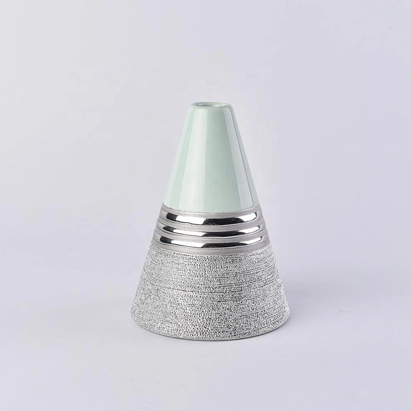 200ml Home decoration Triangle aroma luxury reed diffuser ceramic bottle