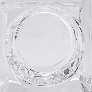 Mini Crystal TeaLight Glass Candle Holders Square