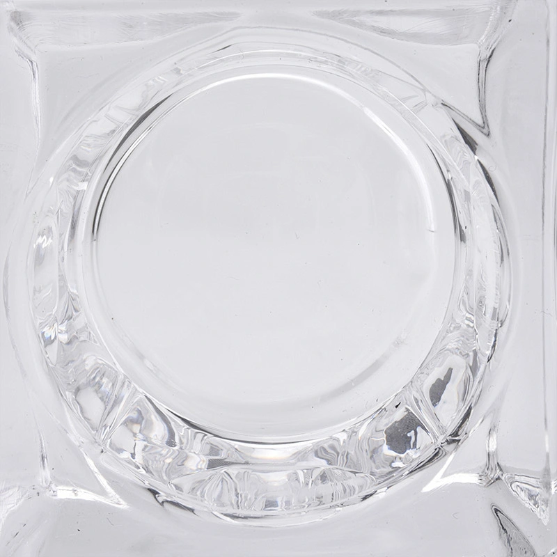 Mini Crystal TeaLight Glass Candle Holders Square
