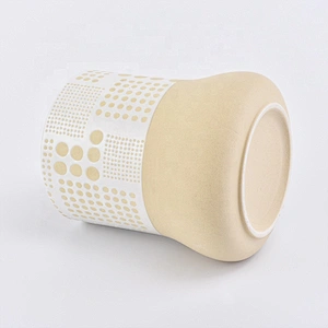 Elegant glazed tealight candle holder home decoration