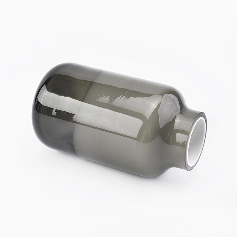 150ml cylinder grey overlay glass reed diffuser bottles