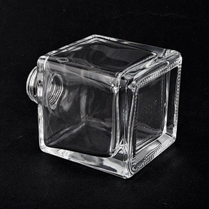 luxury square glass diffuser bottle