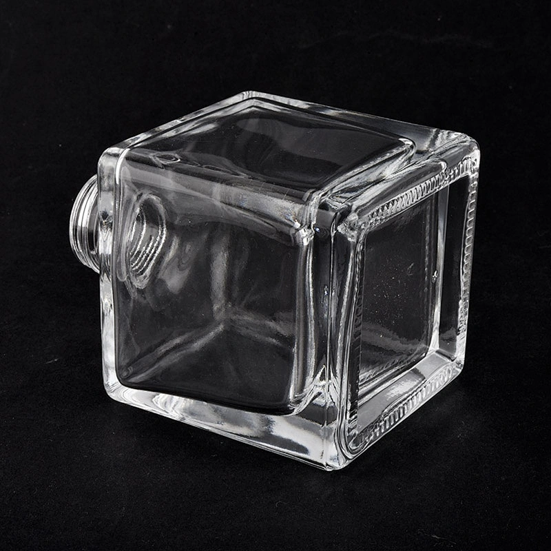 luxury square glass diffuser bottle