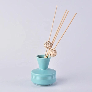 Chinese decorative reed diffuser ceramic fragrance oil reeds bottles
