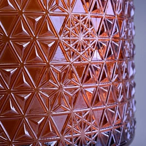 Sunny glassware crystal luxury snow design glass candle jars with lids