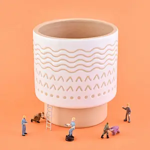 Beautiful Ceramic Candle Jar for candle making