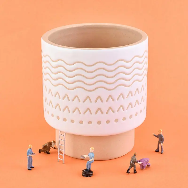 Beautiful Ceramic Candle Jar for candle making
