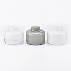 620ml white overlay glass reed diffuser bottles