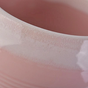 Sunny home decor pink candle ceramic holder 8oz 10oz 12oz