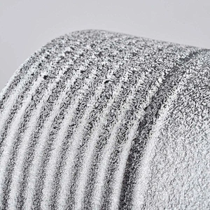 luxury metallized ceramic candle holder