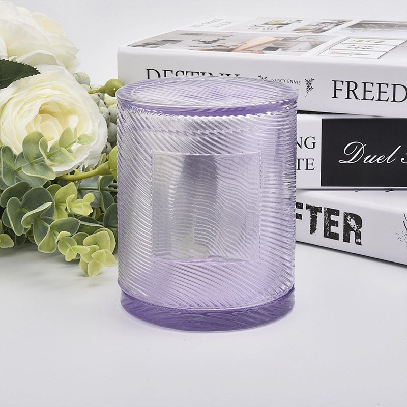 Luxury Glass Candle Jar With Lid