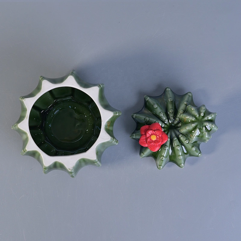 Sunny Wholesales custom empty ceramic candle jars with lids