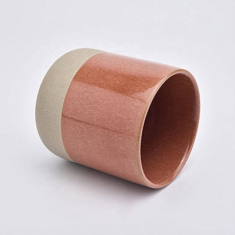 Customized frosted tealight ceramic candle holders