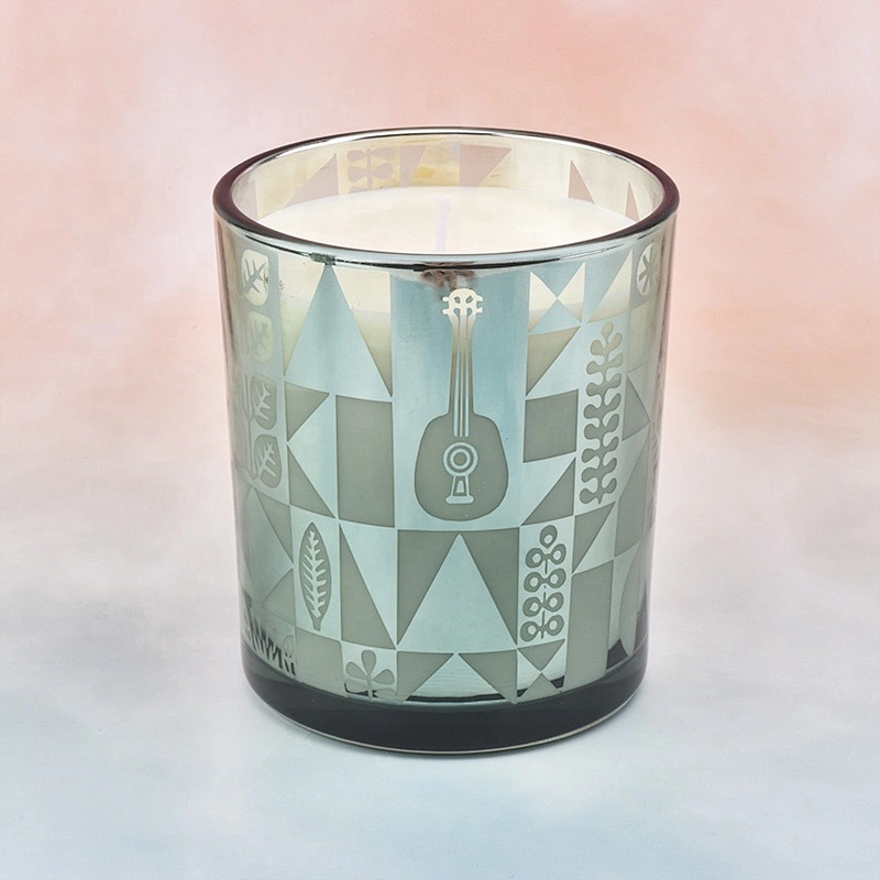 Wholesales luxury custom empty candle glass holder jars 10oz 20oz