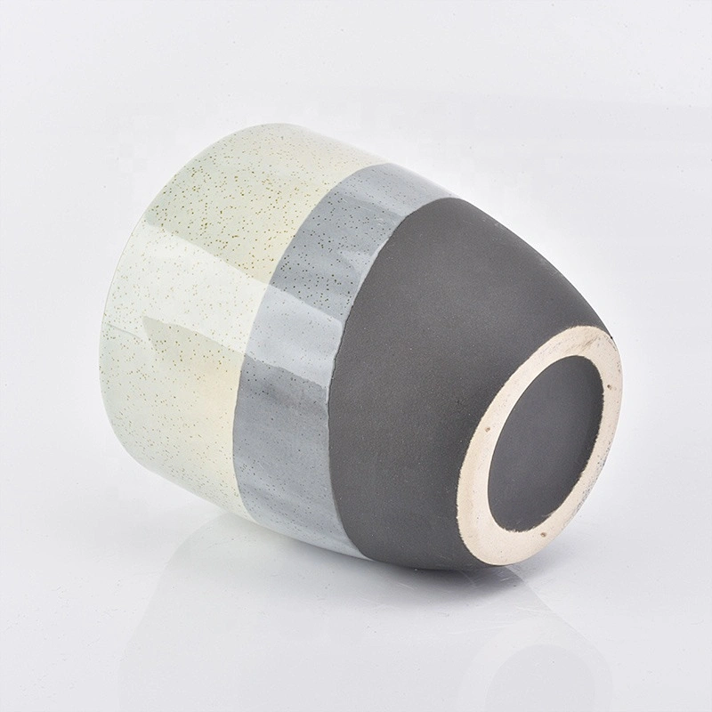 Matte tealight ceramic candle holder for church