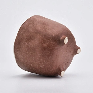 Tealight standing matte coloured candle jar custom