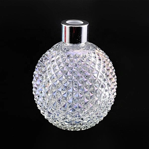 Luxury round crystal diffuser glass bottles decorative