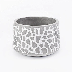 800ml Wholesales grey votive cement Candle container