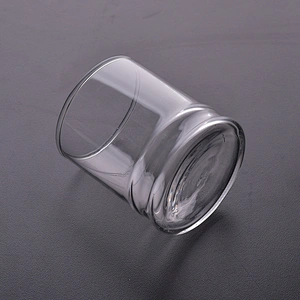 wholesales customized color glass candle holders home decorations candle jar