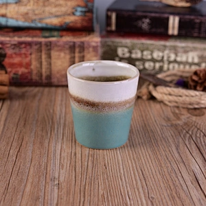 Roman religious blue candle glass jar in bulk 100ml