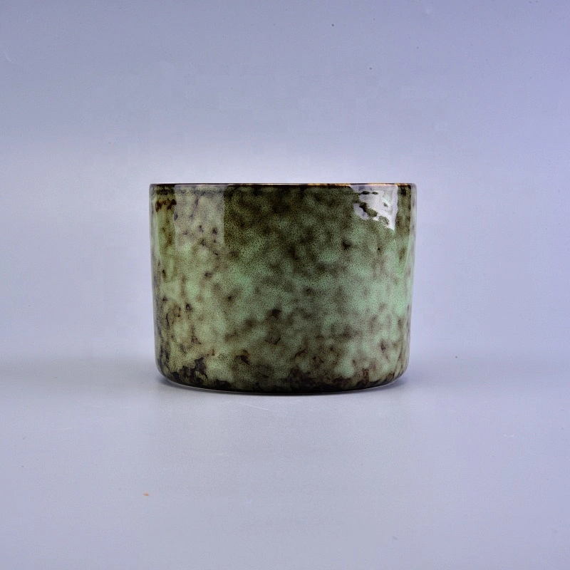 Wholesales empty colorful ceramic candle holder