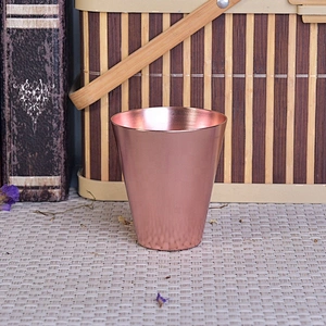 Vintage pillar aluminum tealight candle holder metal