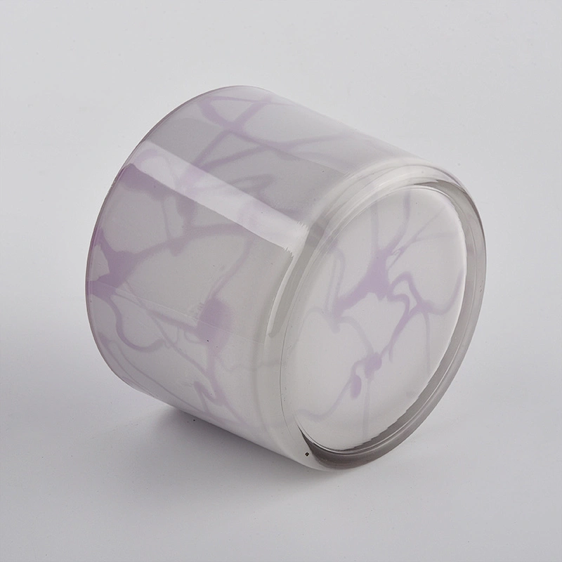 Unique decoration 12oz glass candle jars