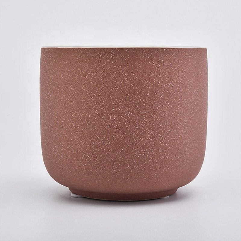 Christmas matte coloured candle jar unique