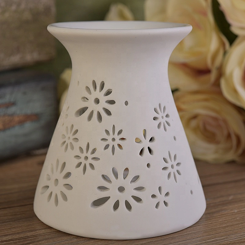 Customized tea light ceramic candle lantern